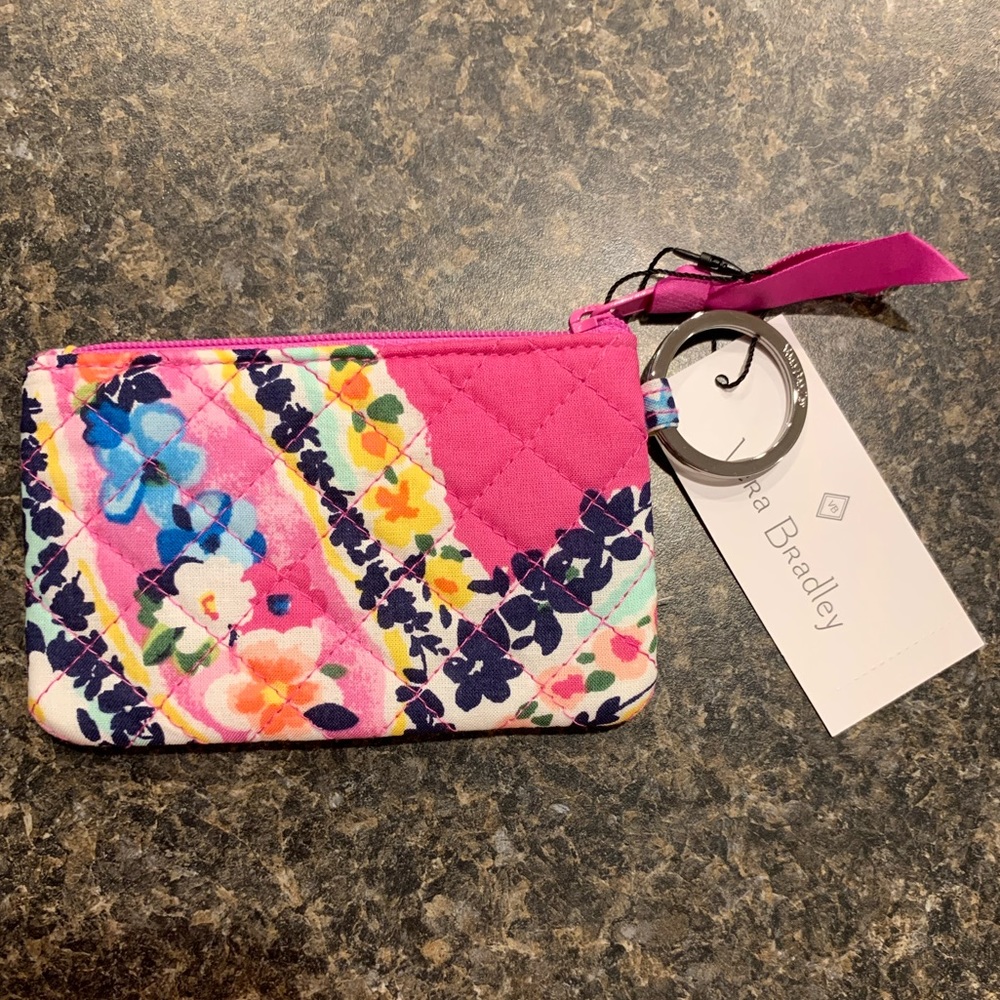 NWT Vera Bradley Zip ID- wildflower paisley